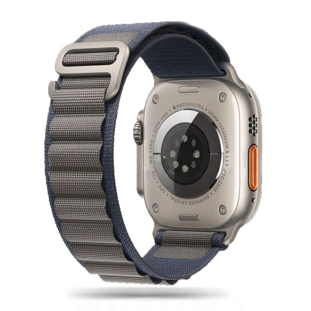 Tech-Protect Nylon Pro Apple Watch 4/5/6/7/8/9/SE/Ultra 1/2 42/44/45/49mm navy/grey