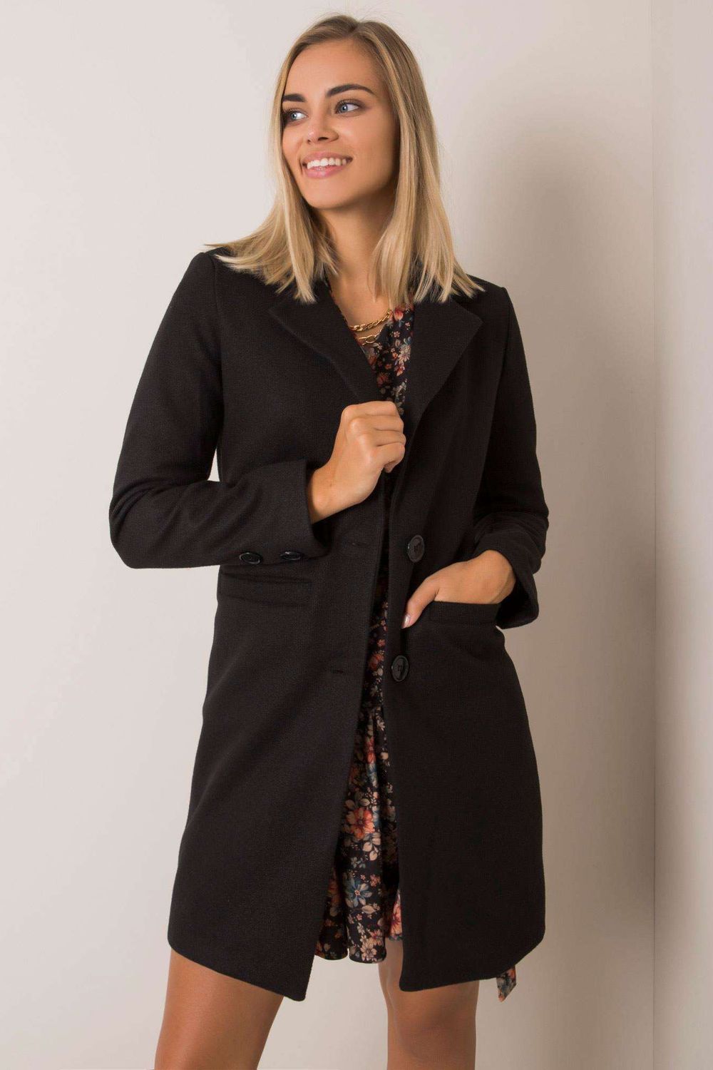  Coat model 202314 Och Bella  black