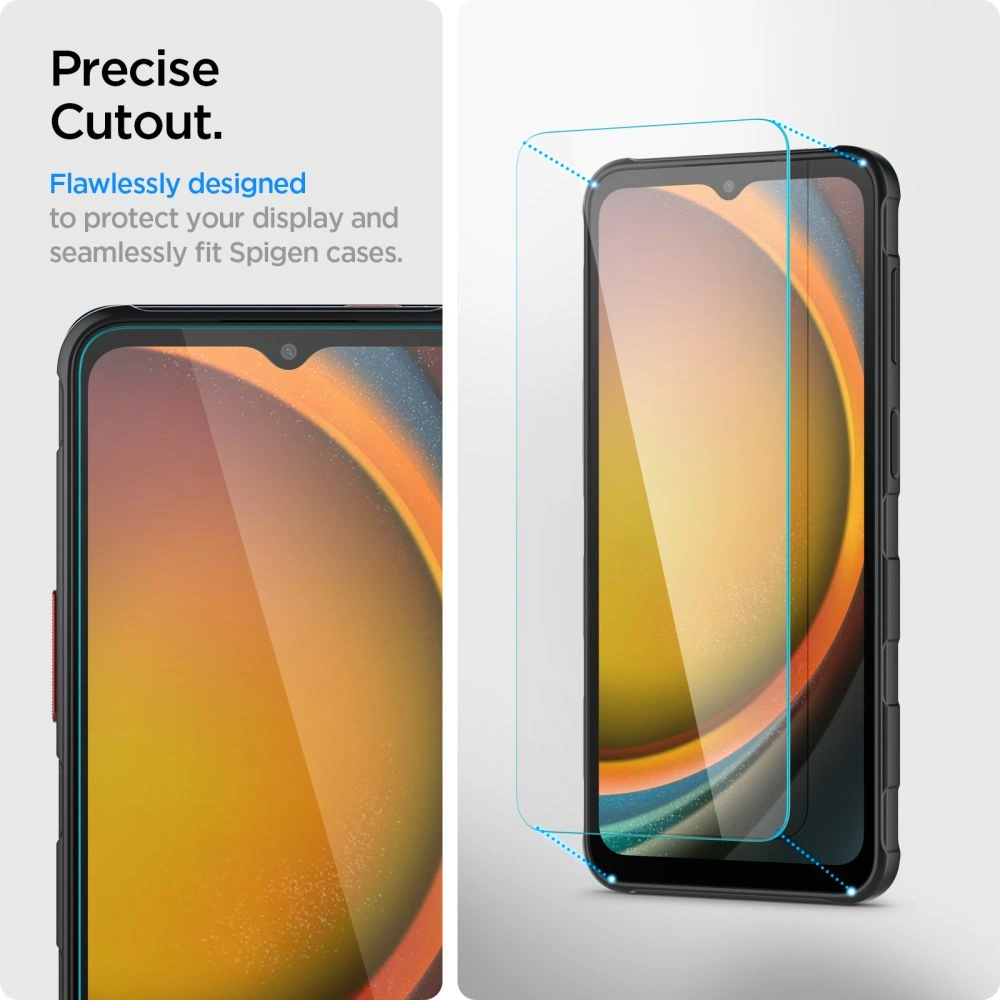 Szkło hartowane Spigen GLAS.tR Slim Samsung Galaxy Xcover 7 / 7 Pro Clear [2 PACK]