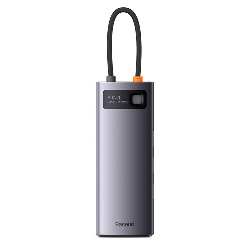 Hub Baseus StarJoy Series 8in1 USB-C - HDMI + 3 x USB 3.1 + USB-C PD + RJ45 + microSD/SD