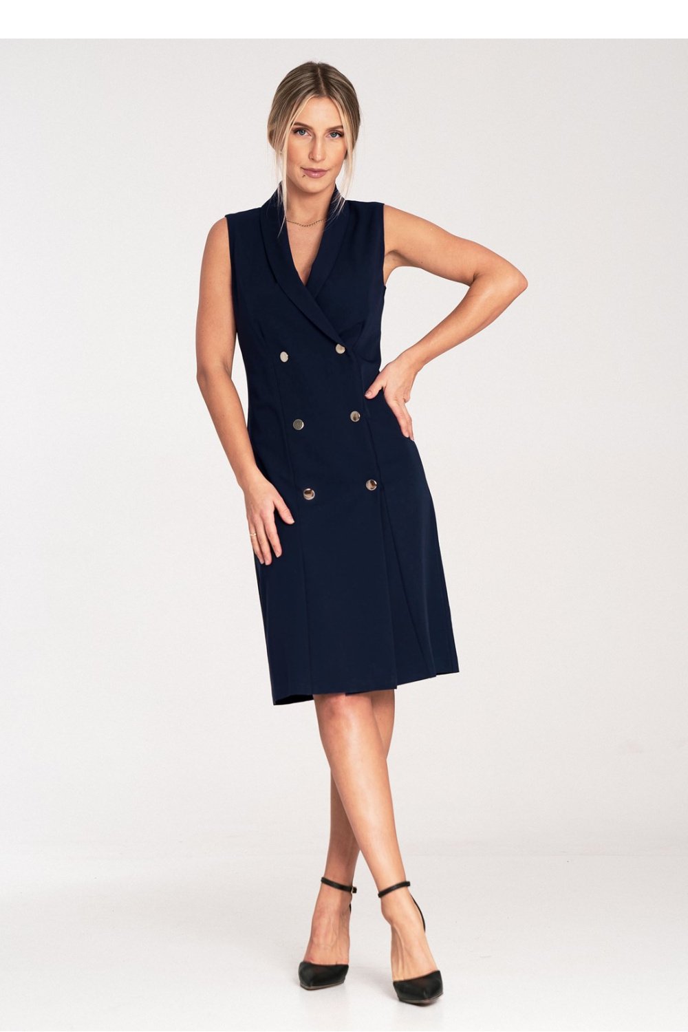  Daydress model 204332 Figl  navy blue