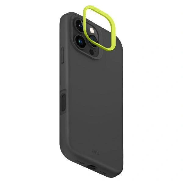 UNIQ Lino Hue Apple iPhone 16 Pro Max Magclick Charging charcoal grey