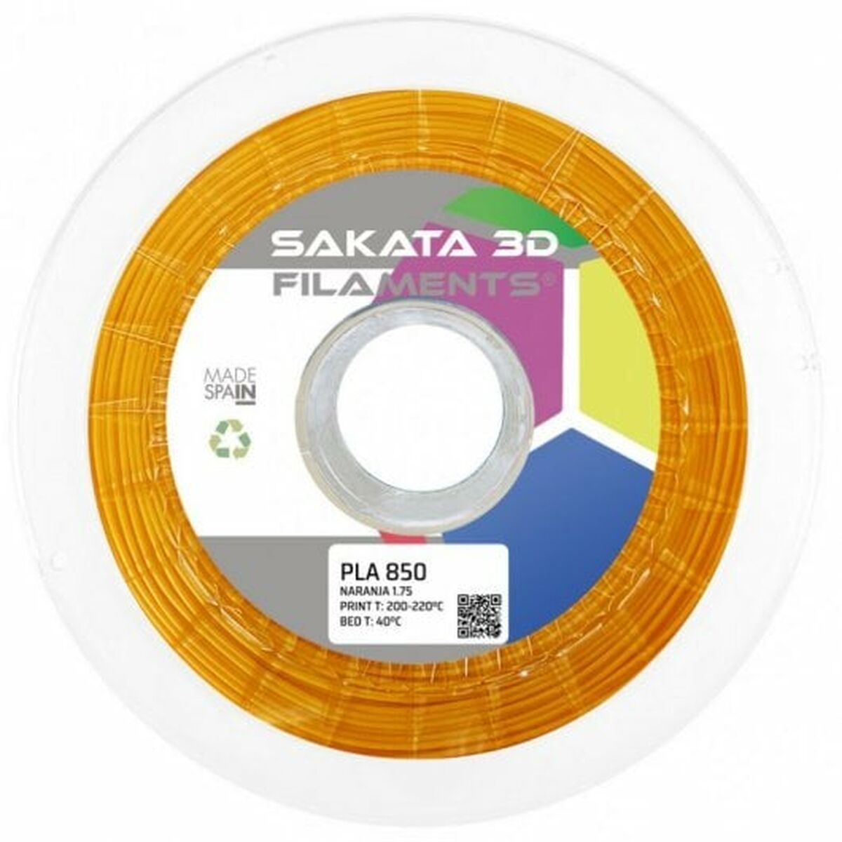 Filament Reel Sakata 3D SAKATA3D Orange Ø 1,75 mm