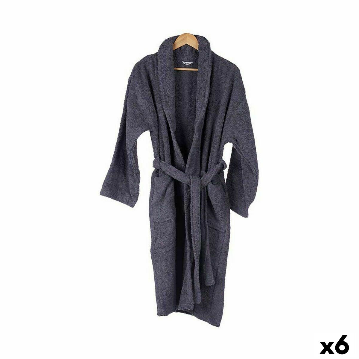 Dressing Gown L/XL Grey (6 Units)