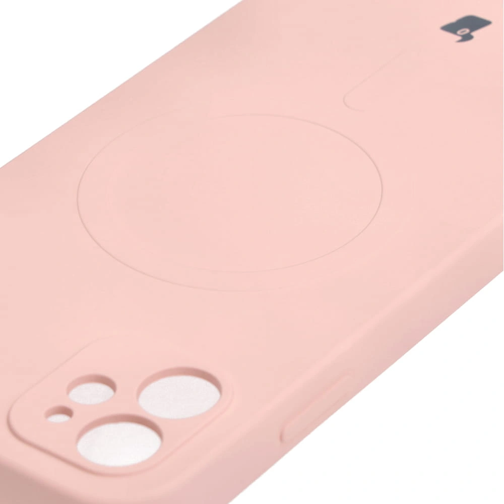 Bizon Case Silicone Magnetic Apple iPhone 11 light pink