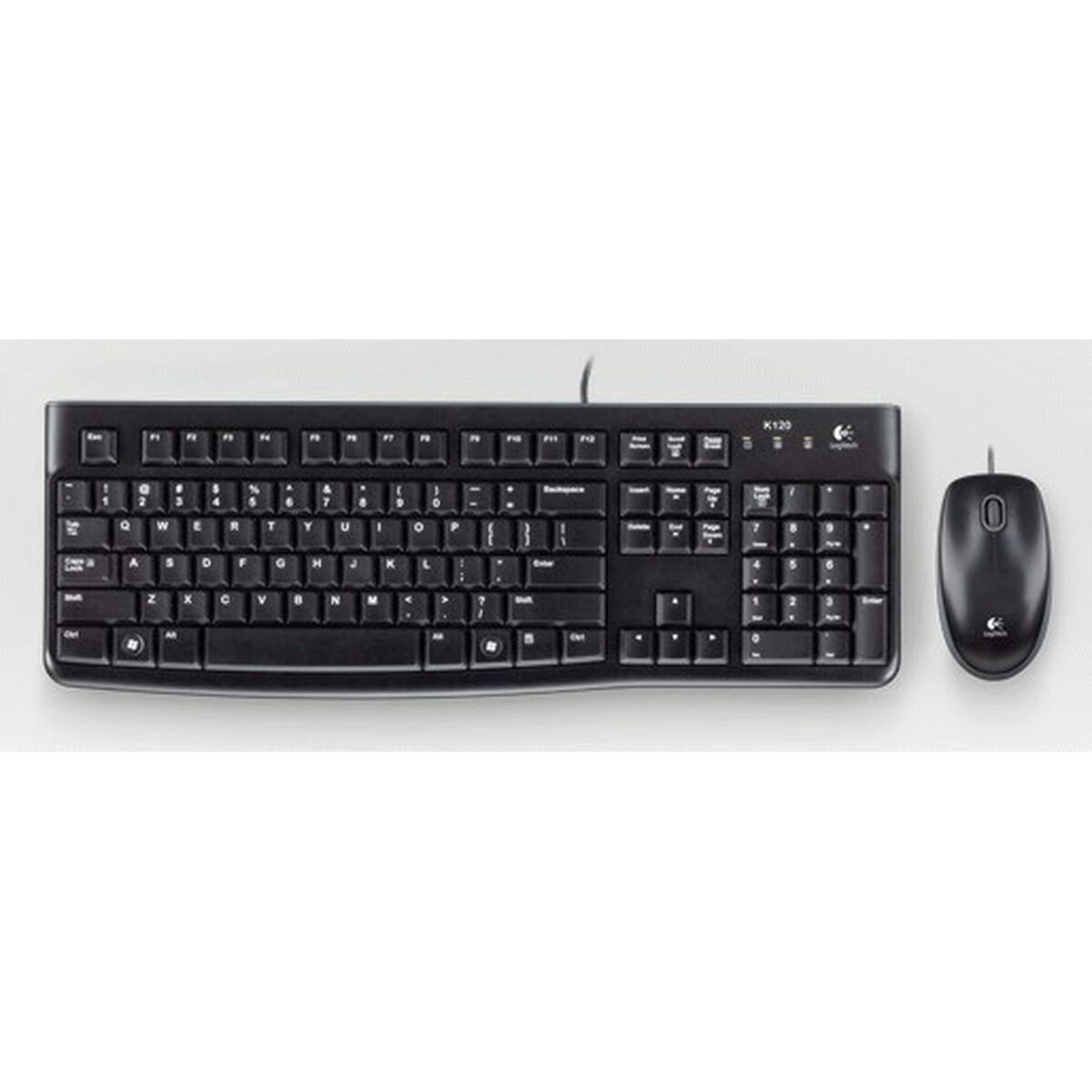 Keyboard Logitech LGT-MK120-US Black Dutch QWERTY