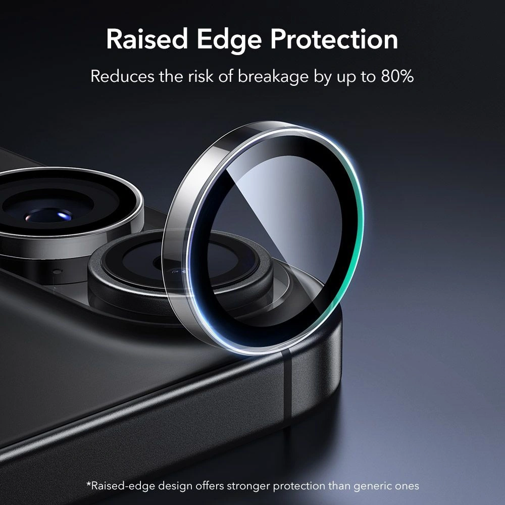 Osłona na aparat ESR Armorite Camera Protector do Apple iPhone 16 / 16 Plus / 17 Clear