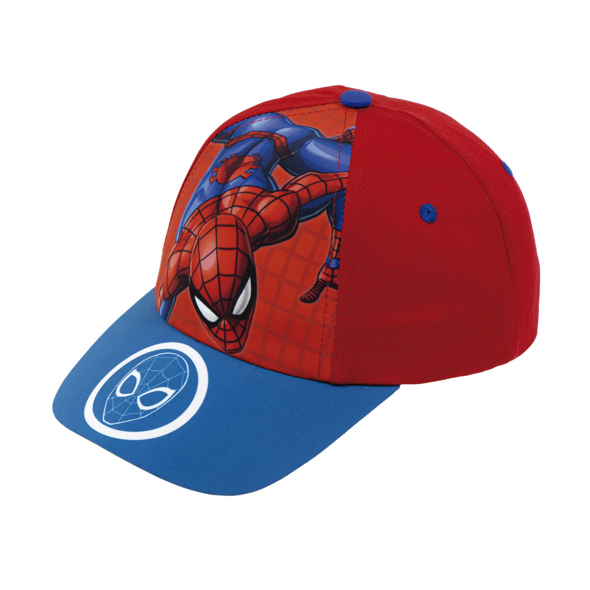 Child Cap Spiderman Great power Red Blue (48-51 cm)