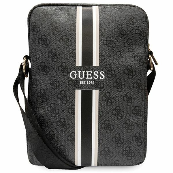 Guess GUTB10P4RPSK 10 inch black 4G Stripes Tablet Bag