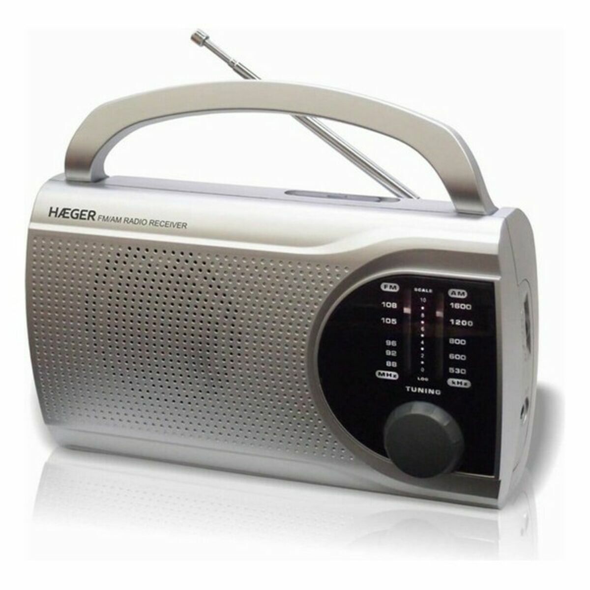 Radio AM/FM Haeger PR-BIB.004B Grey