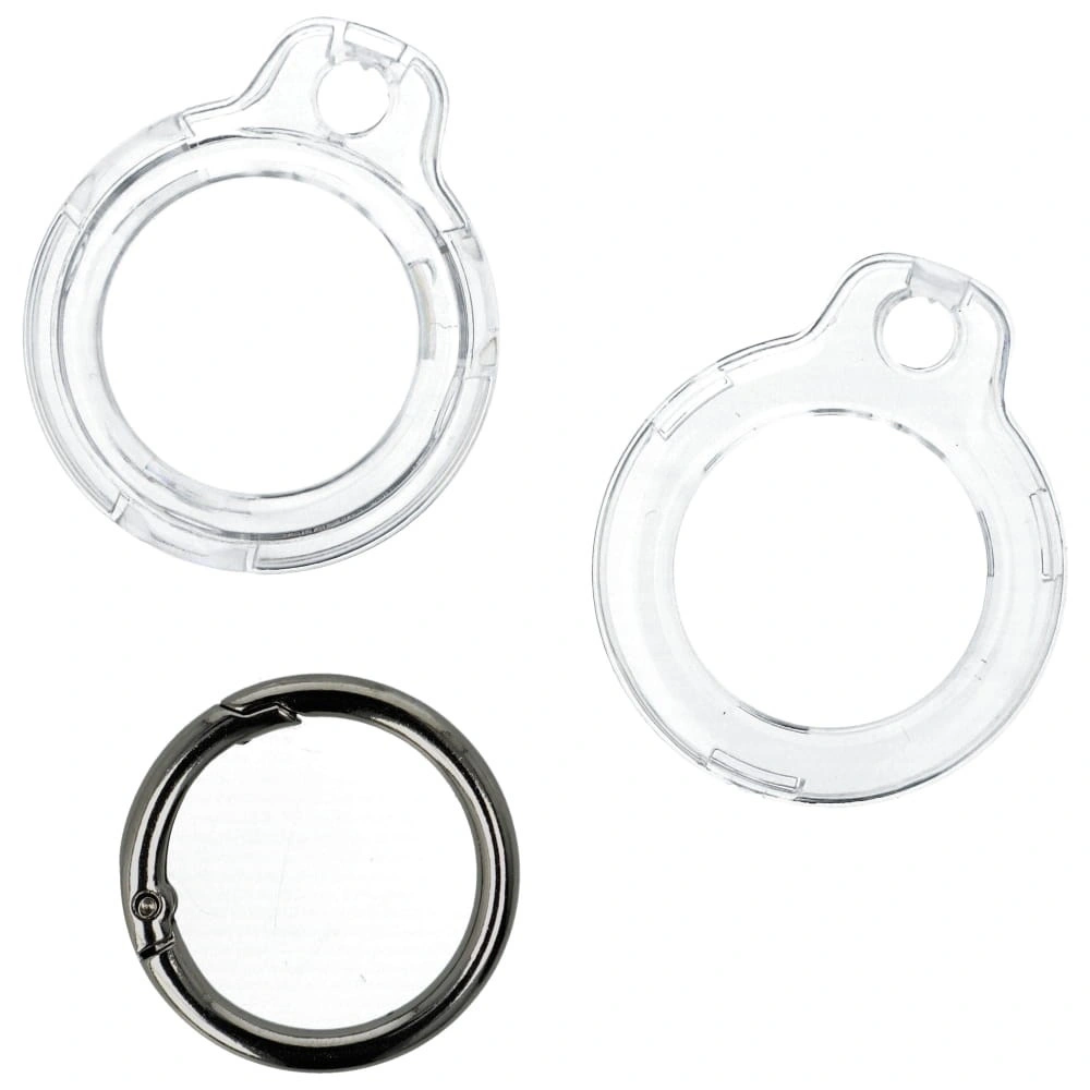 Bizon Case Locator Keychain Apple AirTag clear