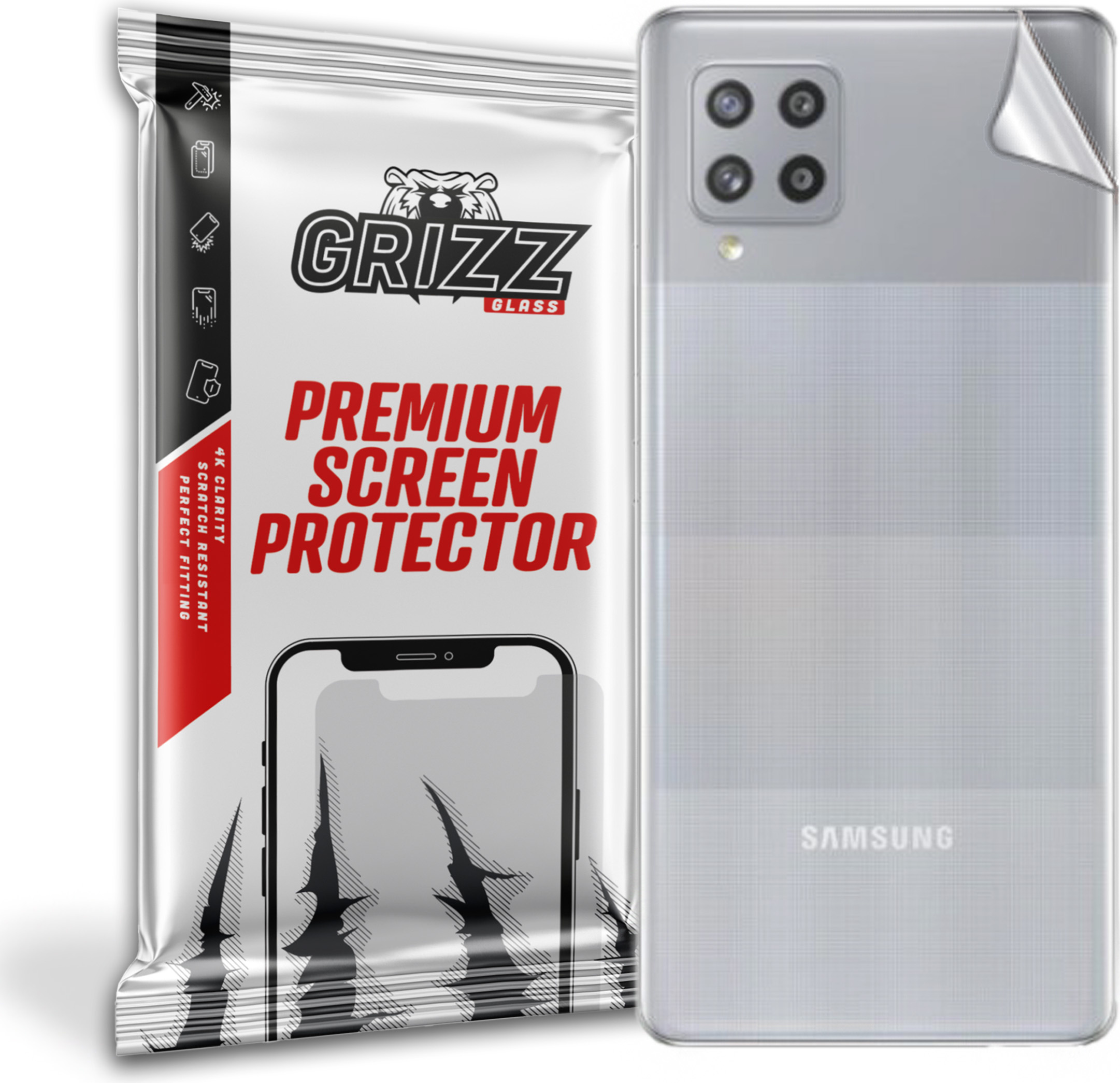 GrizzGlass SatinSkin Samsung Galaxy M42 5G