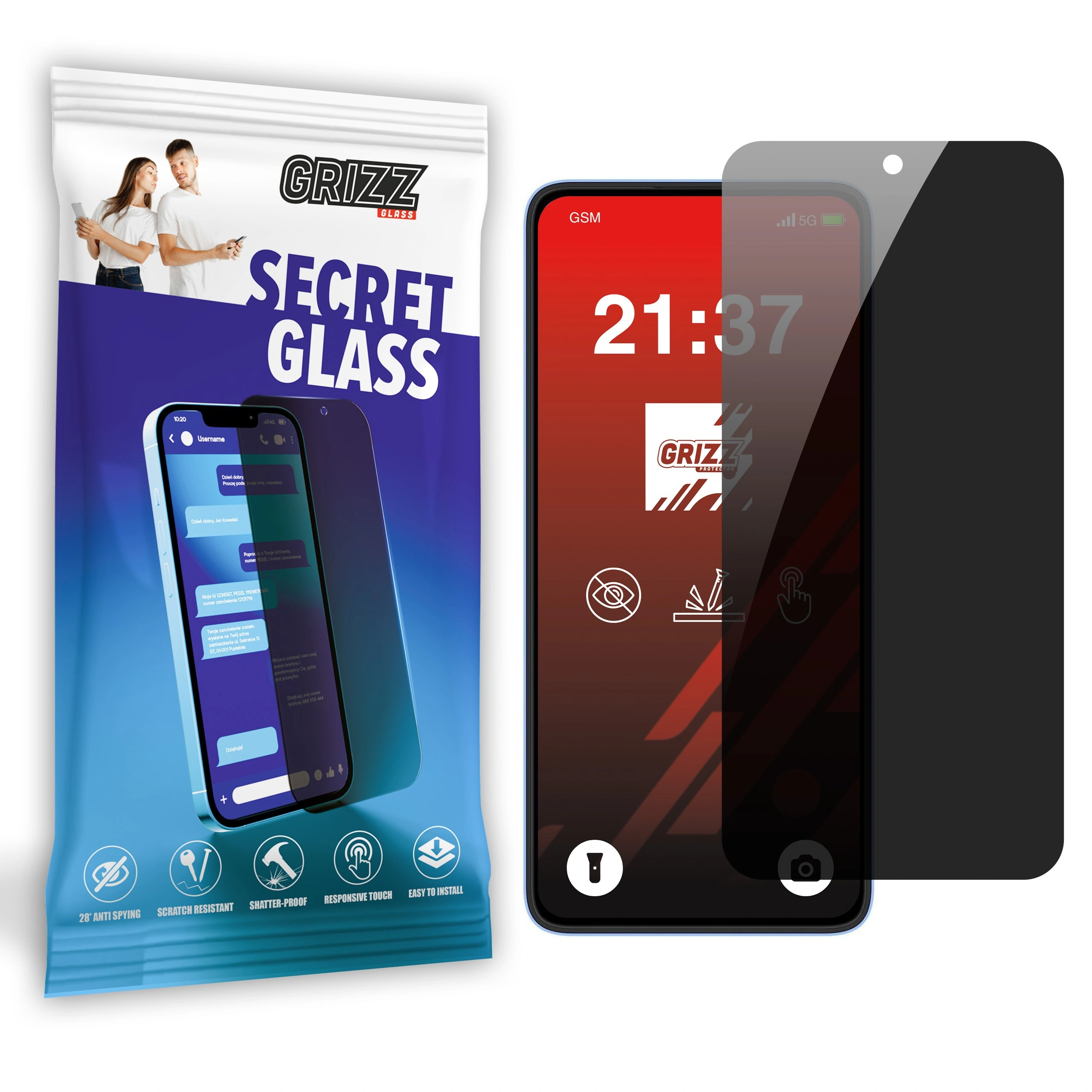 GrizzGlass SecretGlass Meizu Note 21