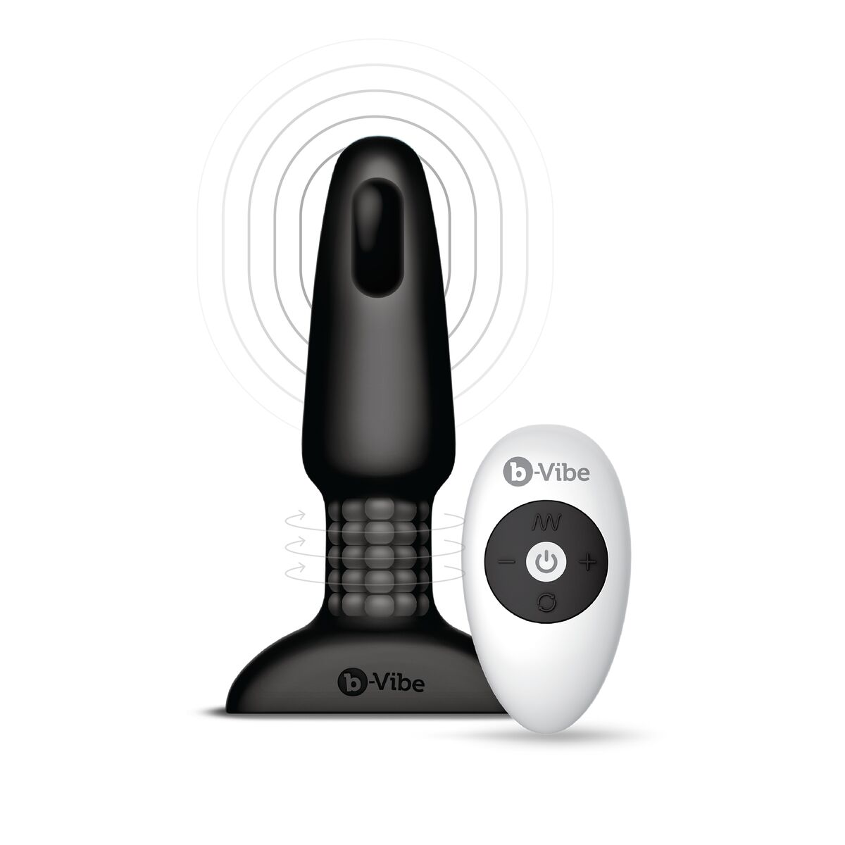 Rimming Remote Control Plug Black 2 B-Vibe 5858070000 Black Rimming Remote Control Plug Black 2 B-Vibe 5858070000 Black