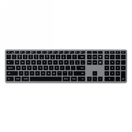 Satechi Slim X3 Wireless Keyboard Bluetooth USB-C (space gray)