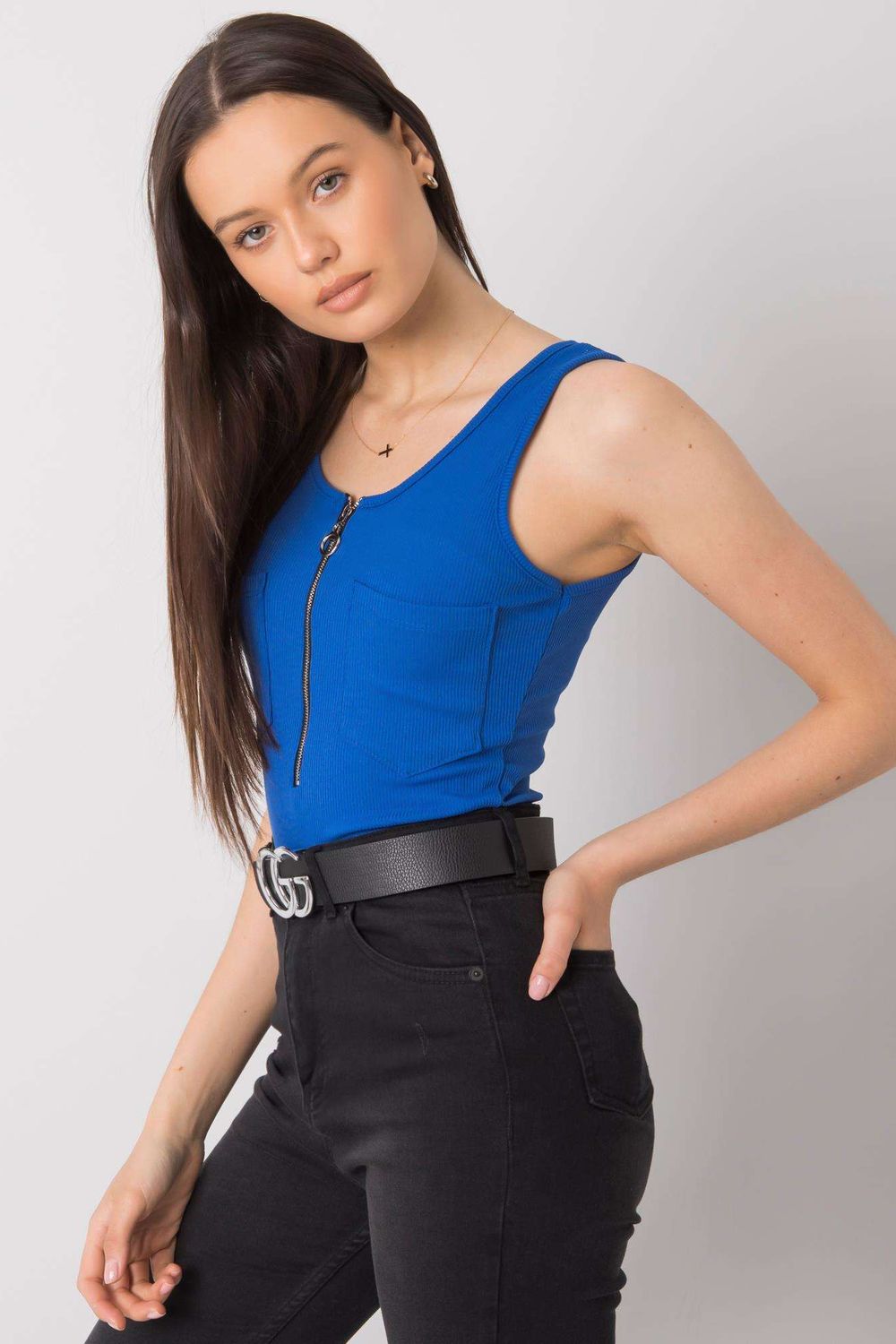  T-shirt model 167388 Italy Moda  blue