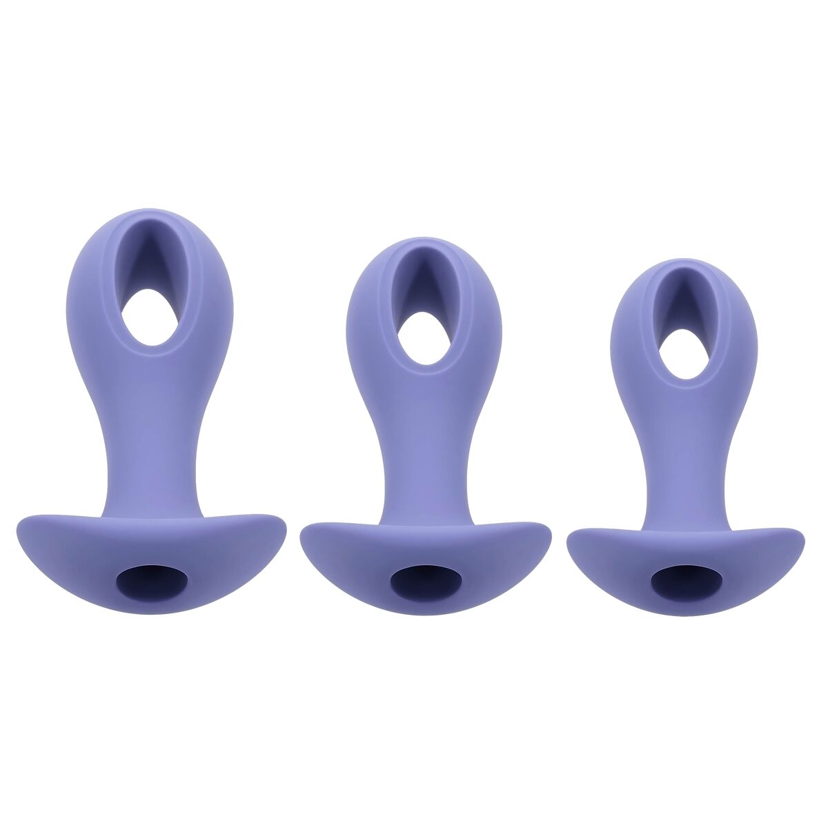 Anal plug Evolved Purple (8,9 cm) (9,5 cm) (10,1 cm)