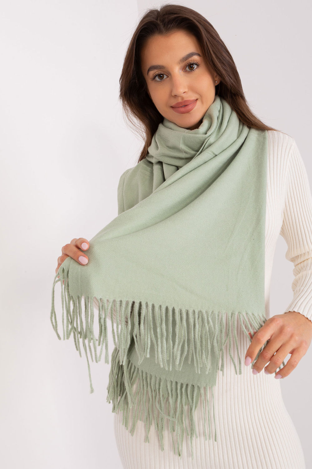  Shawl model 187606 AT  green