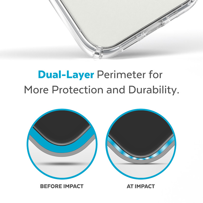 Speck Presidio Perfect-Clear MICROBAN Apple iPhone 14 Pro (Clear)