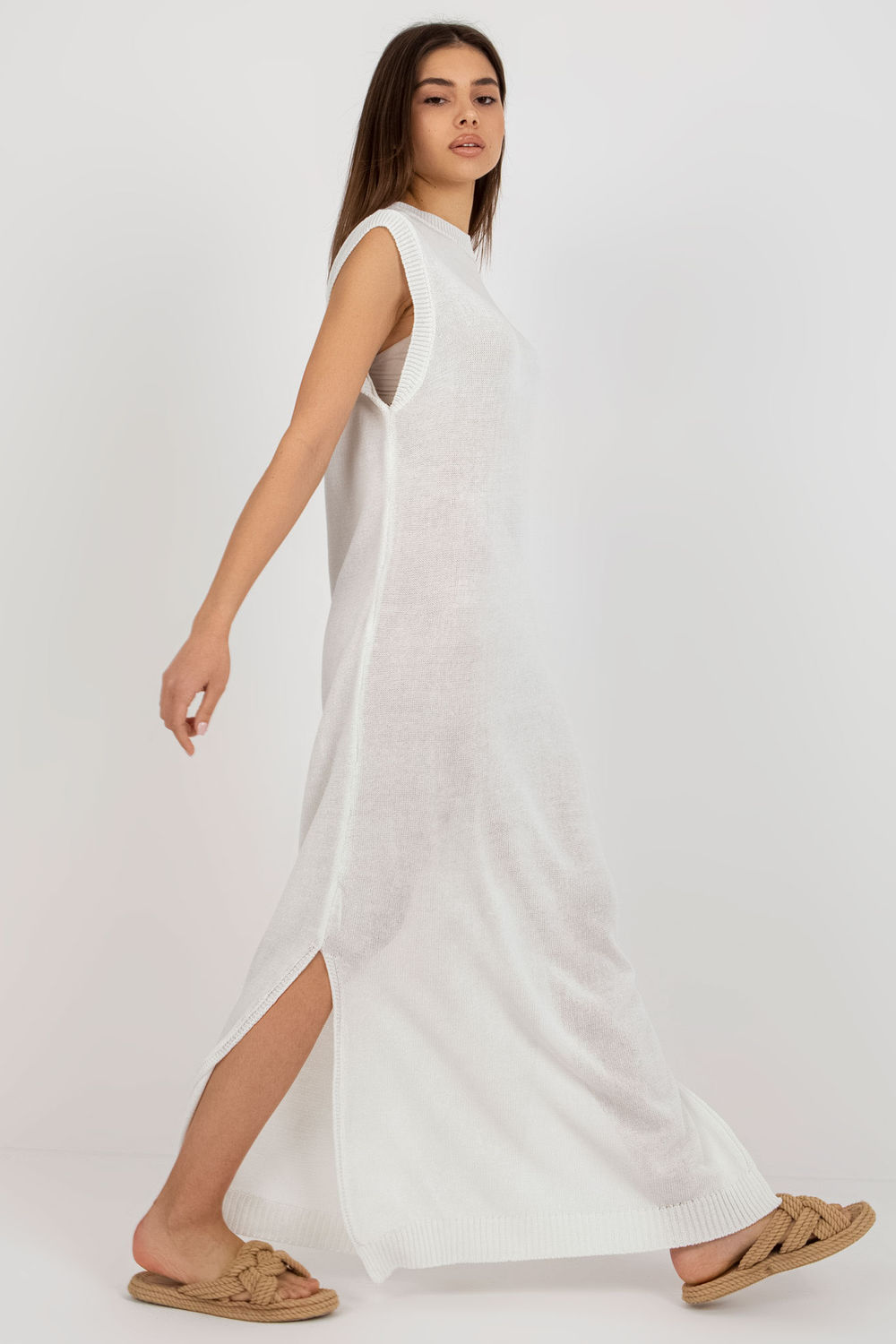  Beach Dress model 181538 Badu  white