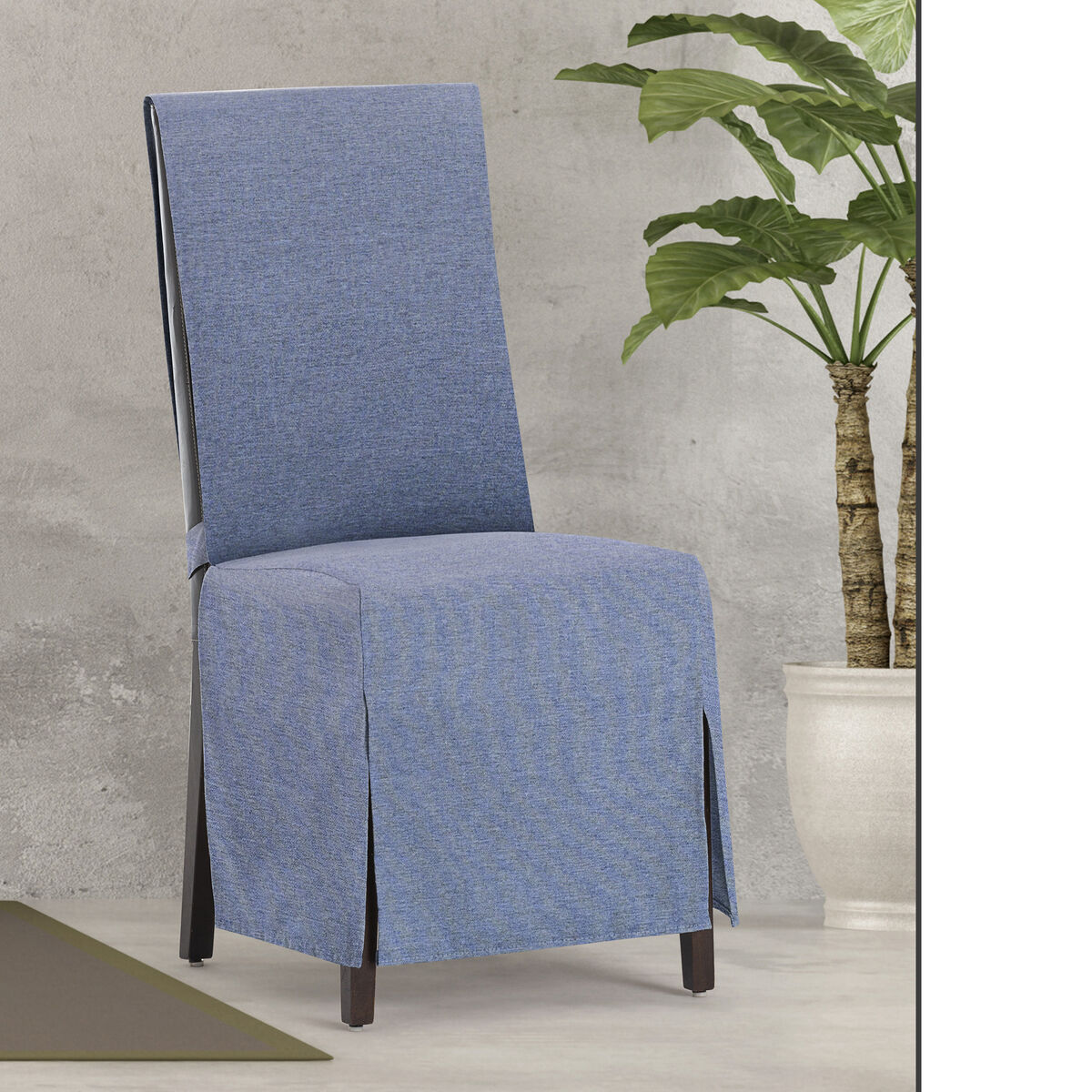 Chair Cover Eysa VALERIA Blue 40 x 135 x 45 cm 2 Units