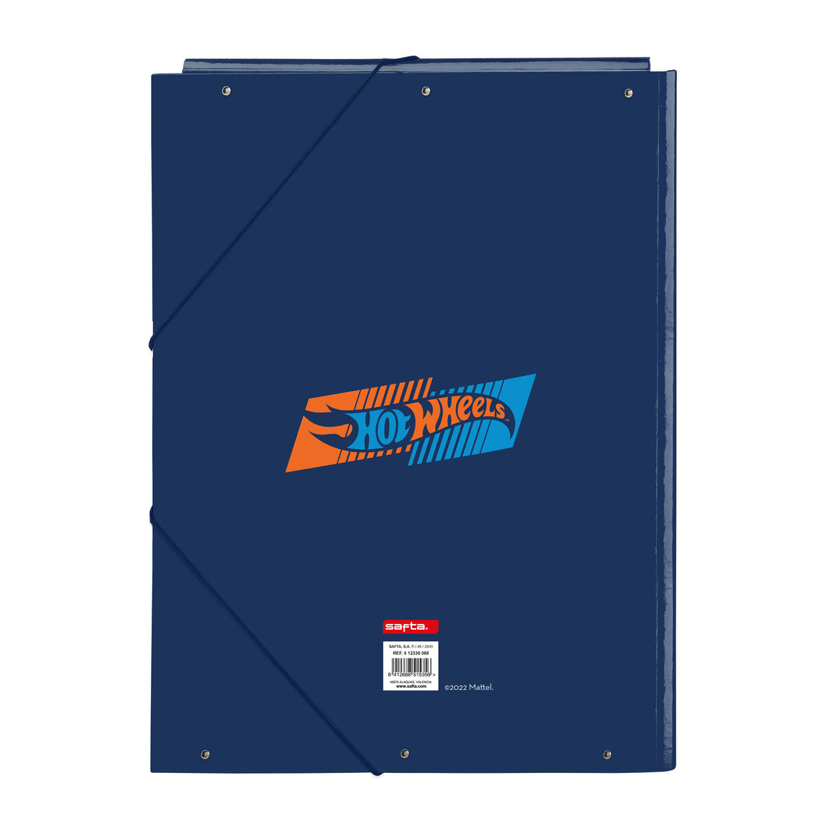 Organiser Folder Hot Wheels Speed club Orange Navy Blue A4