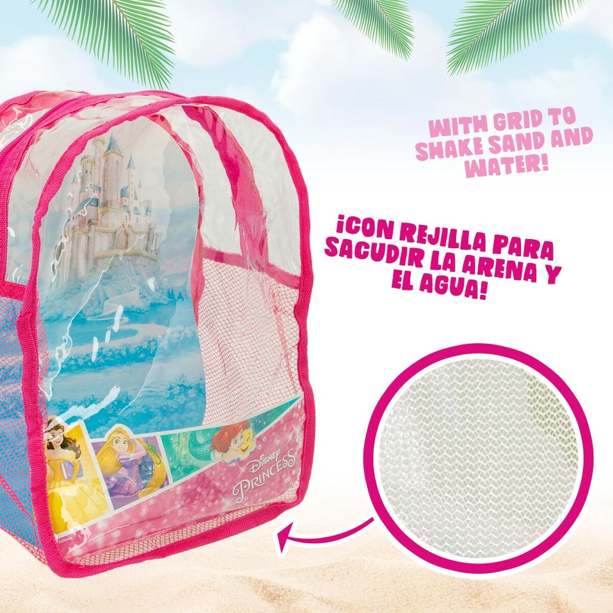 Beach toys set Princesses Disney Ø 18 cm (12 Units)