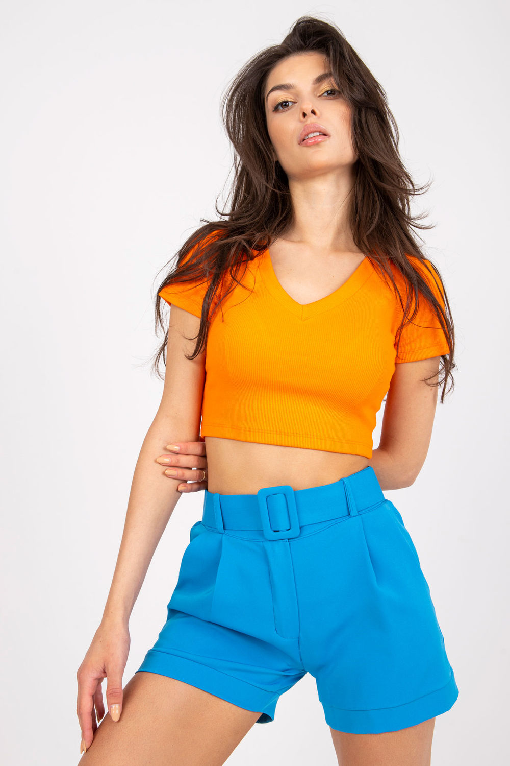  Shorts model 166316 Italy Moda  blue