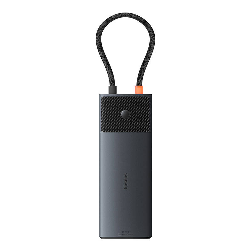 Baseus Metal Gleam HUB 11in1 USB-C / 2xUSB-A 2.0, 2xUSB-A 3.0, USB-C PD, 2xHDMI, DisplayPort, ‎RJ45, ‎TF/SD