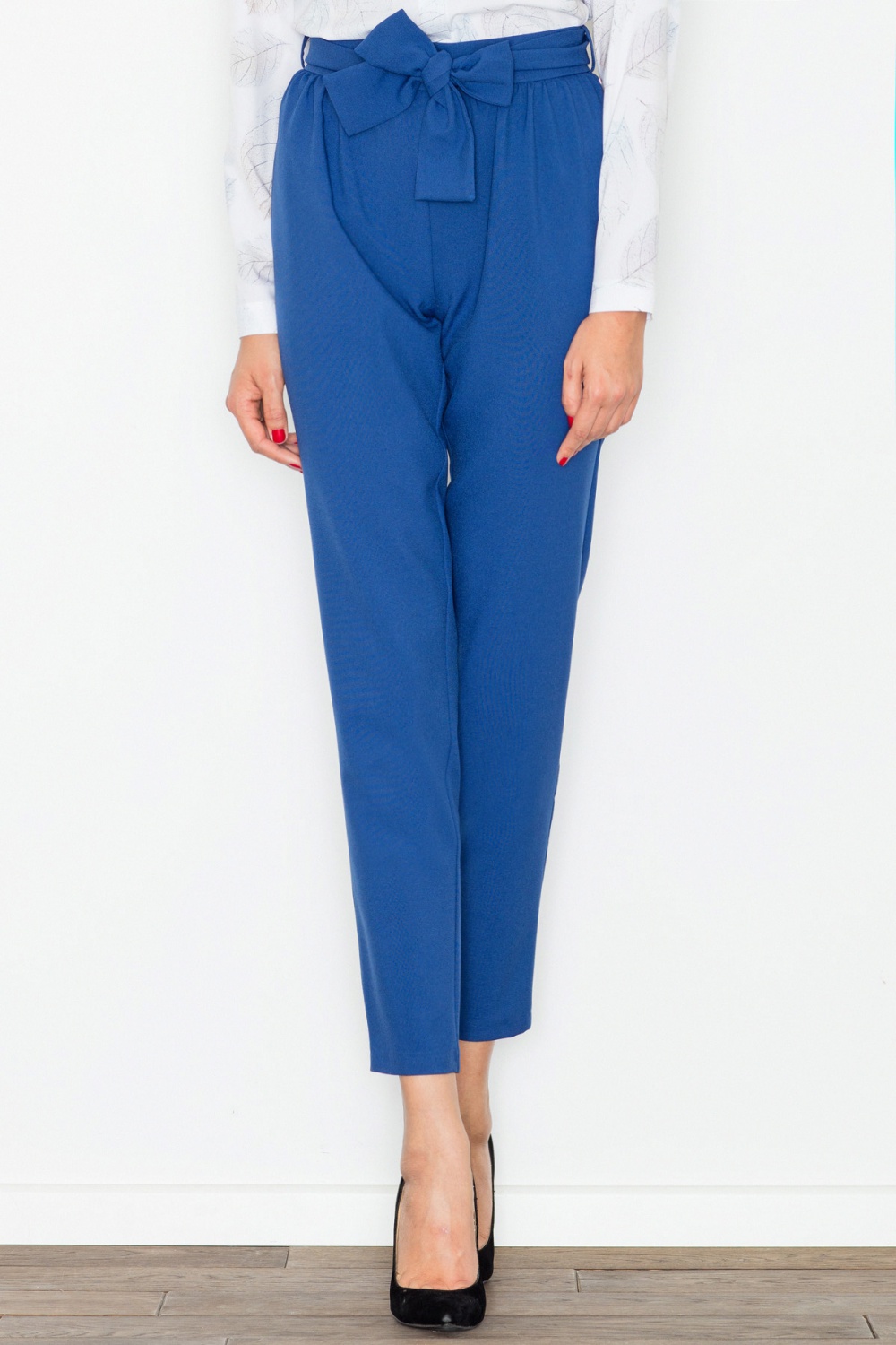  Women trousers model 77116 Figl  navy blue