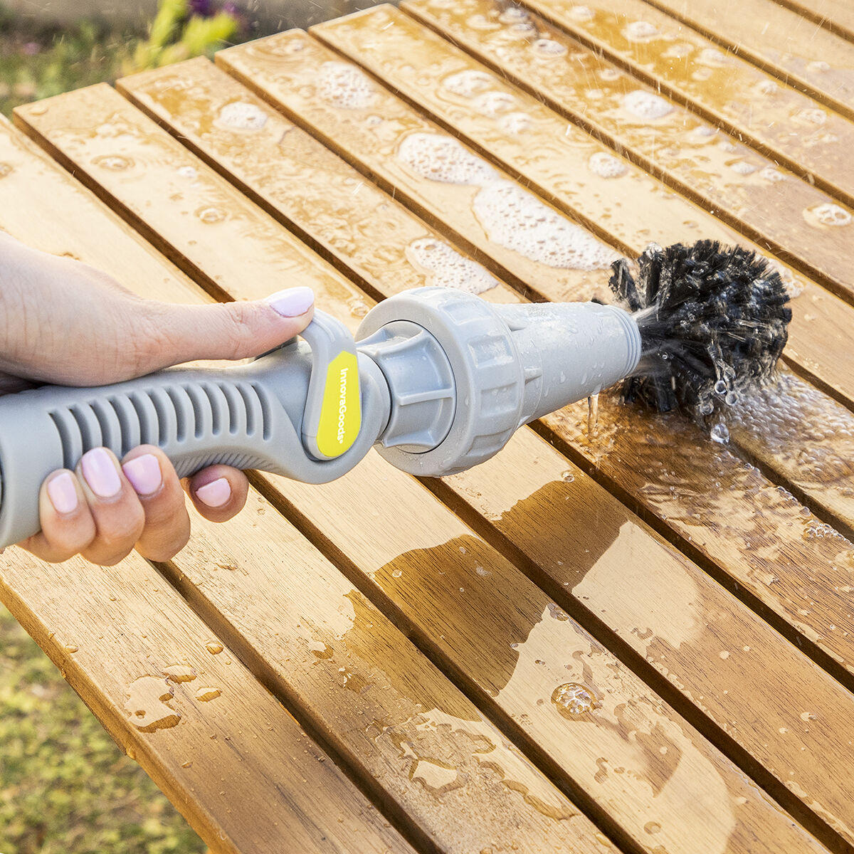 Rotating Brush for Hosepipe Twise InnovaGoods Rotating Brush for Hosepipe Twise InnovaGoods