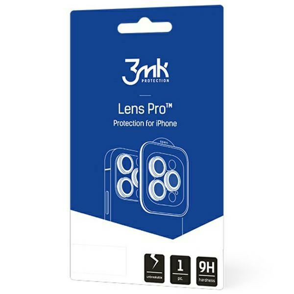 3MK Lens Protection Pro Apple iPhone 15 Pro silver 