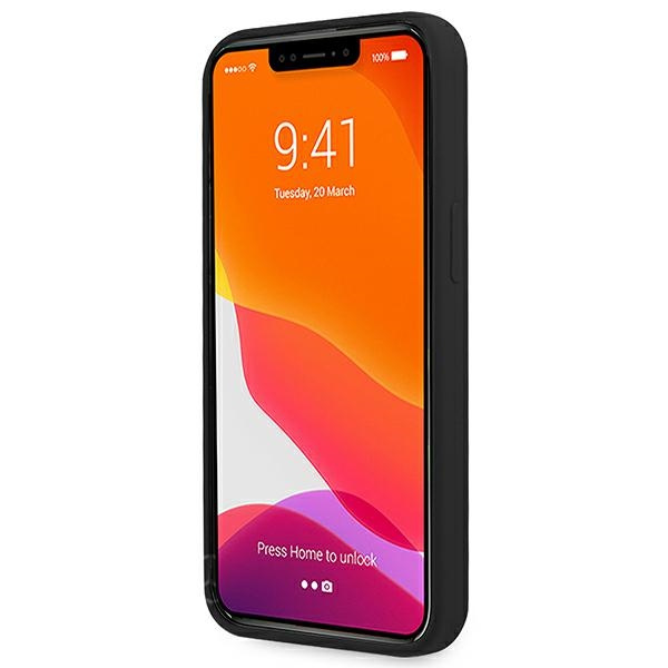 BMW BMHCP13SSILBK Apple iPhone 13 mini black hardcase Silicone Signature