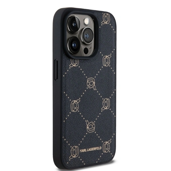 Karl Lagerfeld KLHMP15XPGKHPHK Apple iPhone 15 Pro Max Magsafe Karl Head black