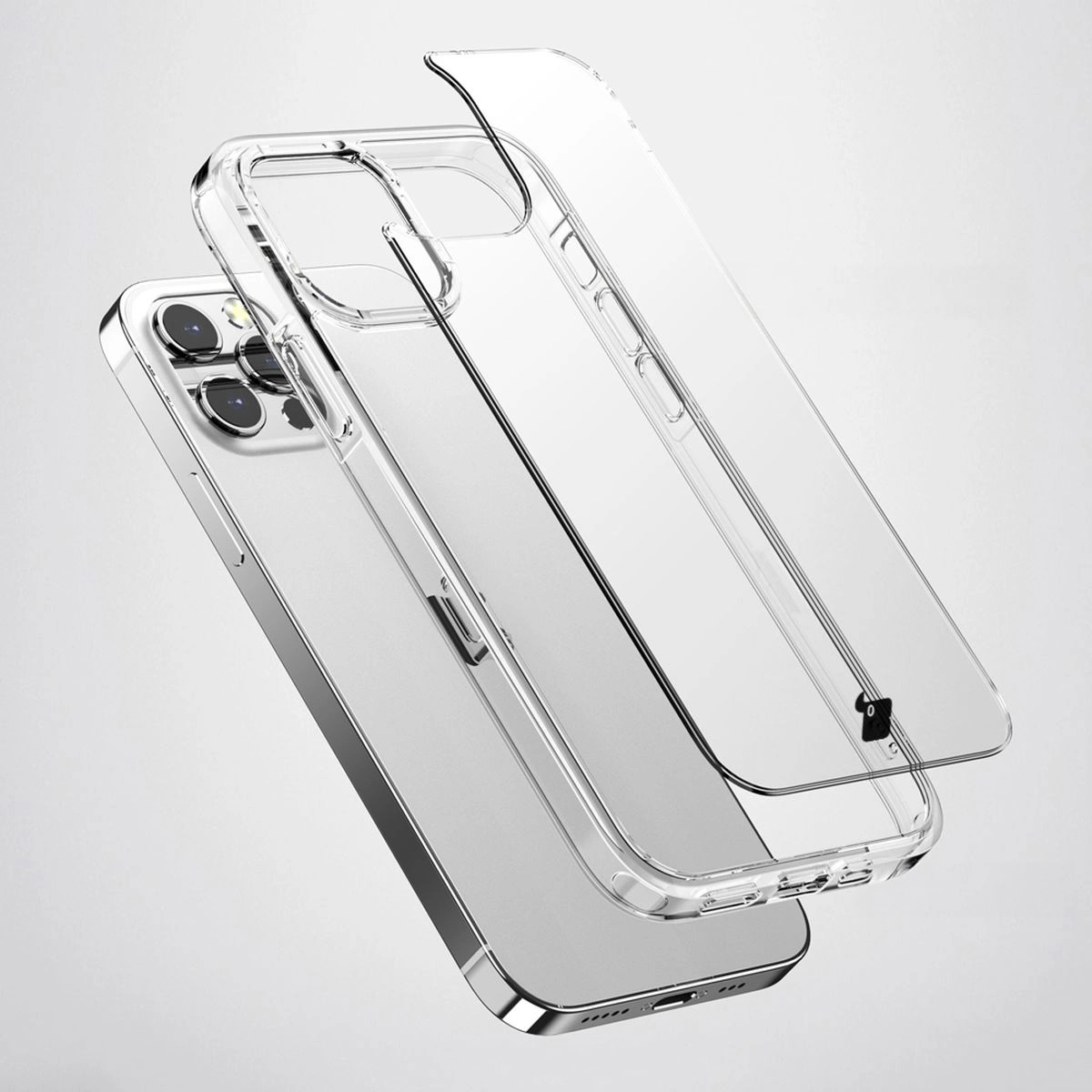 Bizon Case Halo for Apple iPhone 12 / 12 Pro transparent
