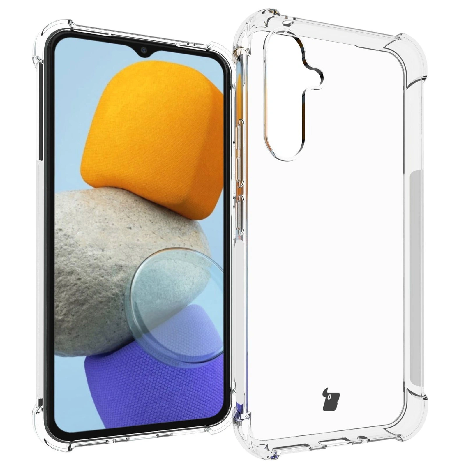 Bizon Case Clear Pack case + 2x screen glass + lens glass Samsung Galaxy A54 5G clear