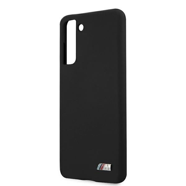 BMW BMHCS21SMSILBK Samsung Galaxy S21 black Silicone M Collection