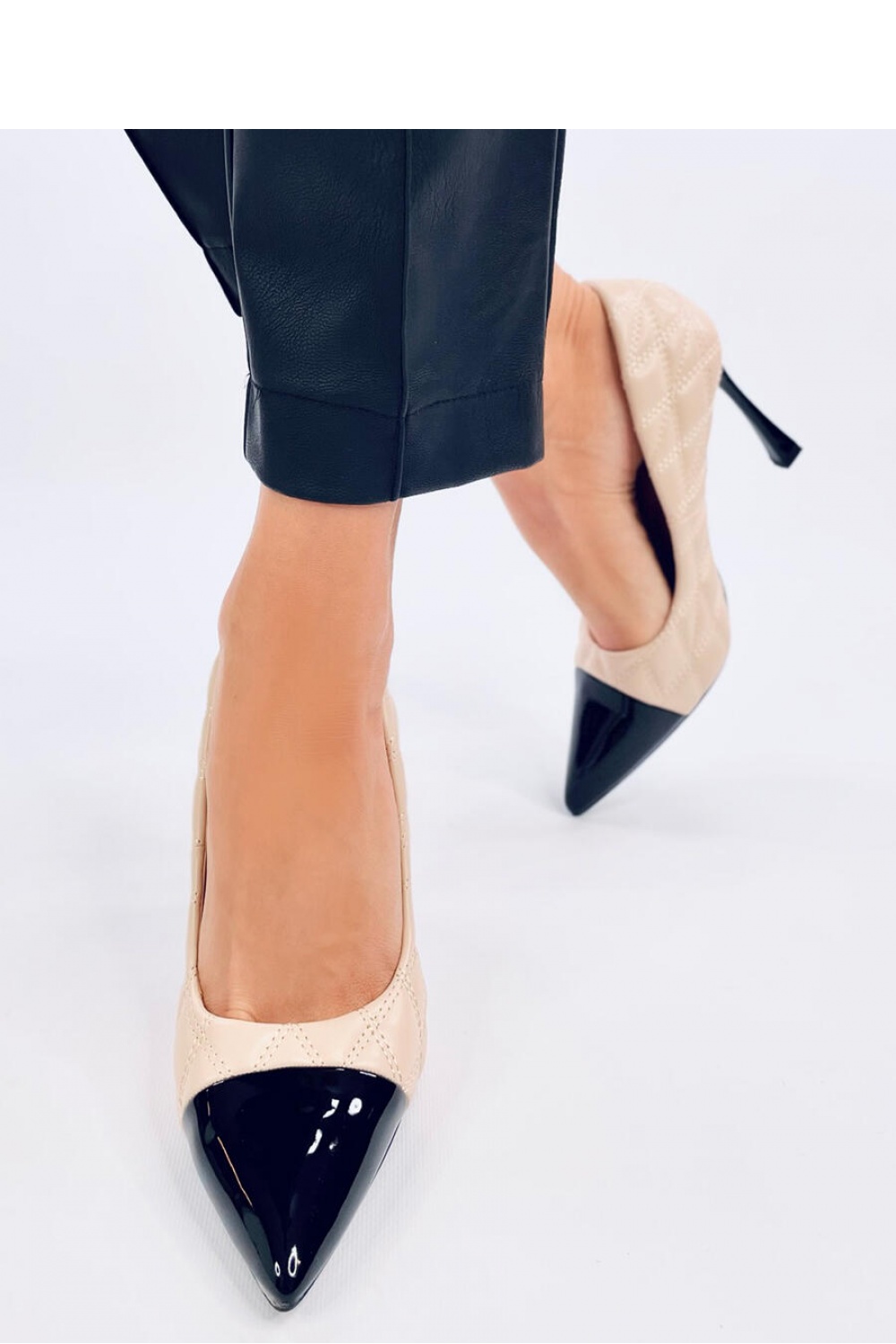 Strappy high heels model 192739 Inello  beige