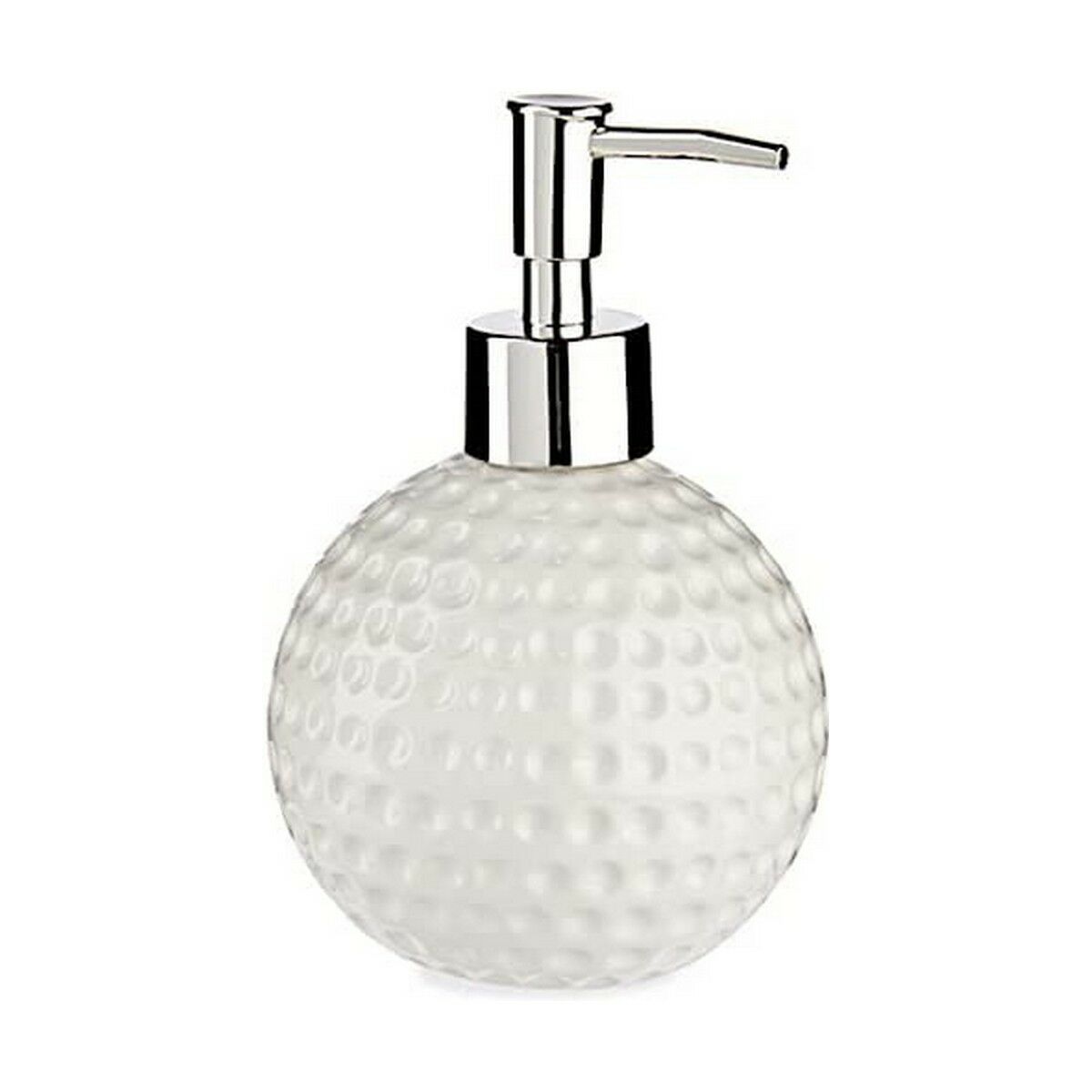 Dozownik mydła Golf Ceramika Metal Biały 12 Sztuk (300 ml)