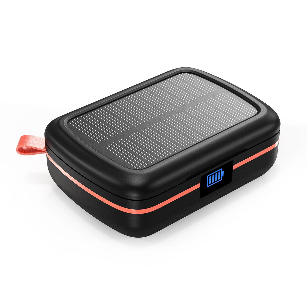 Choetech BH-T05 TWS Earphones waterproof, solar charger, powerbank 2500mAh black
