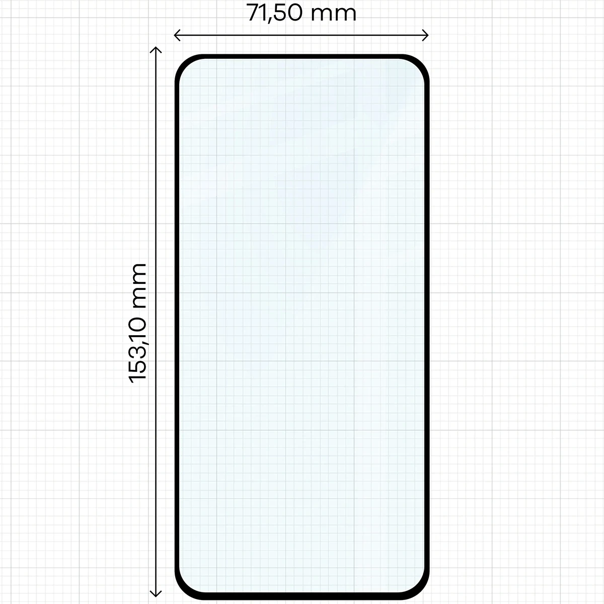 Szkło hartowane Bizon Glass Edge Duo do Samsung Galaxy S23 FE czarna ramka [2 PACK]