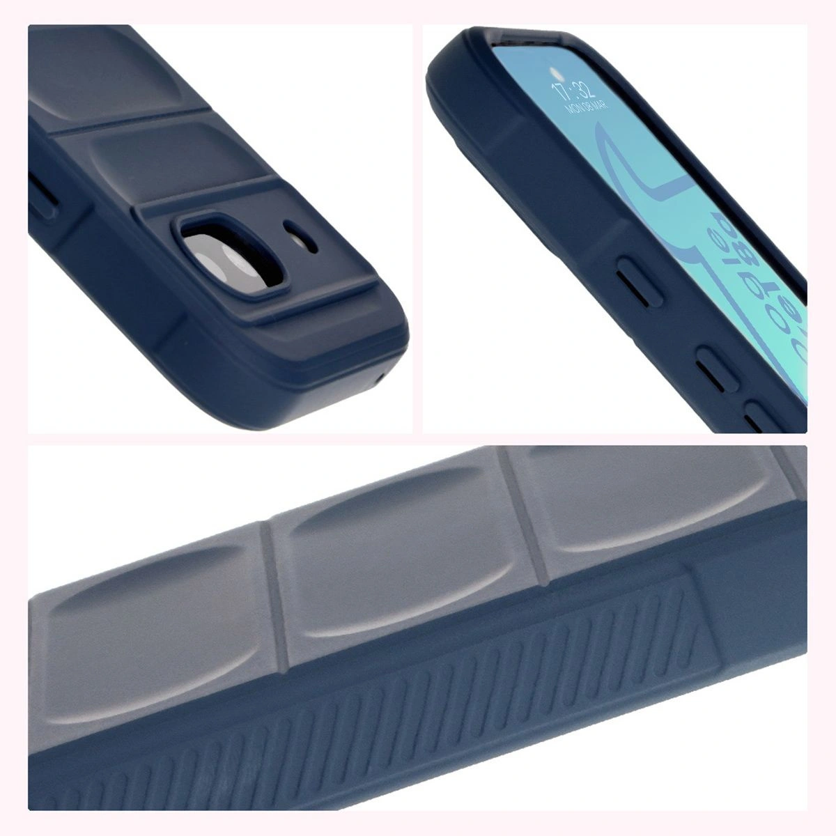 Bizon Case Tur Google Pixel 8a navy blue