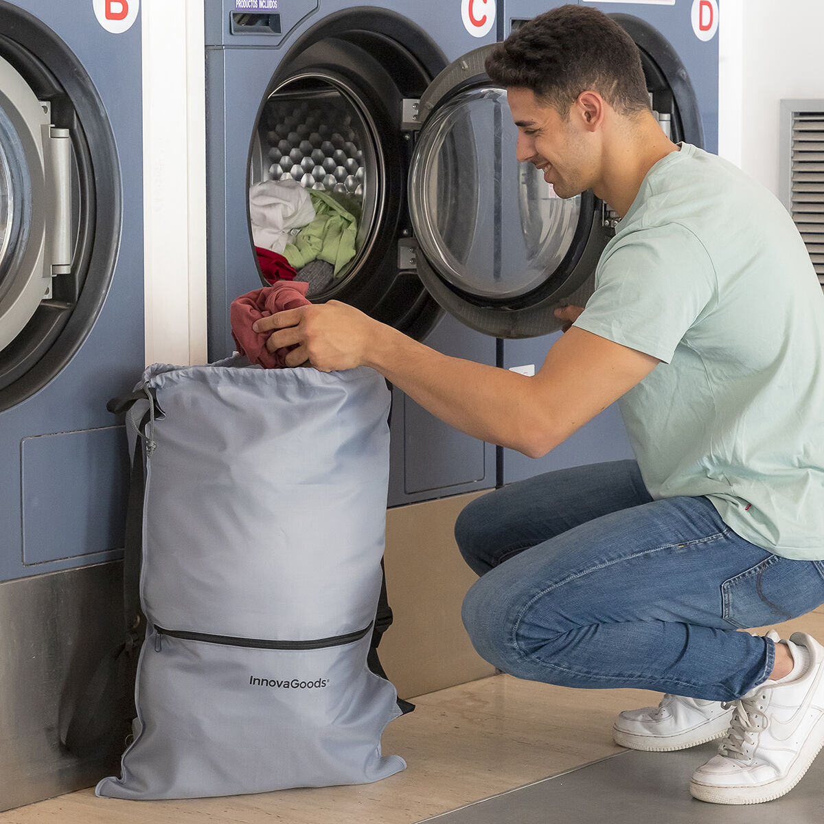 Backpack Laundry Bag Clepac InnovaGoods