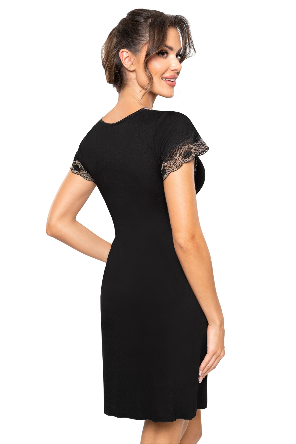  Nightshirt model 206602 Donna  black