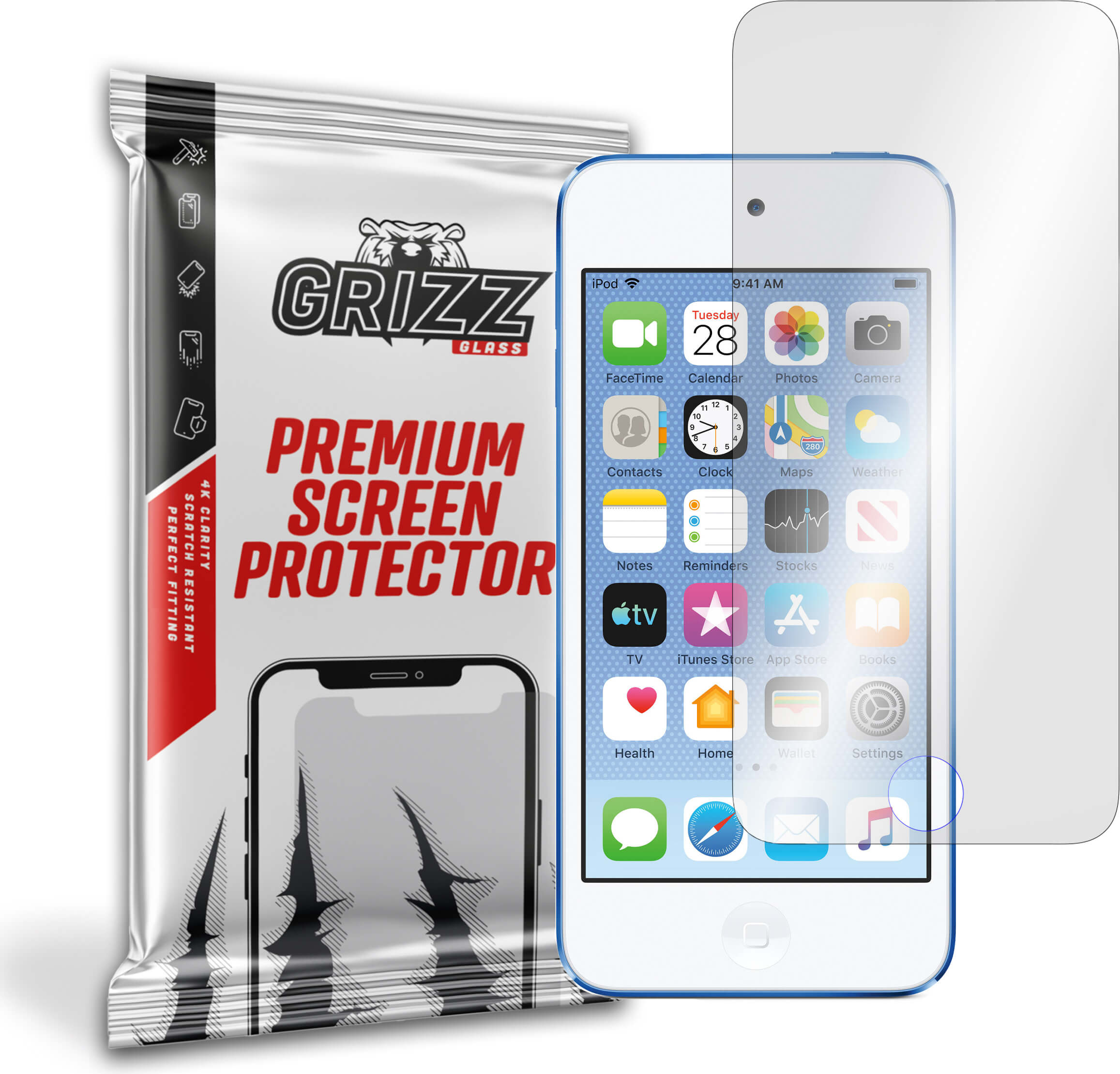 GrizzGlass HybridGlass Apple iPod touch 5th 6th 7th gen