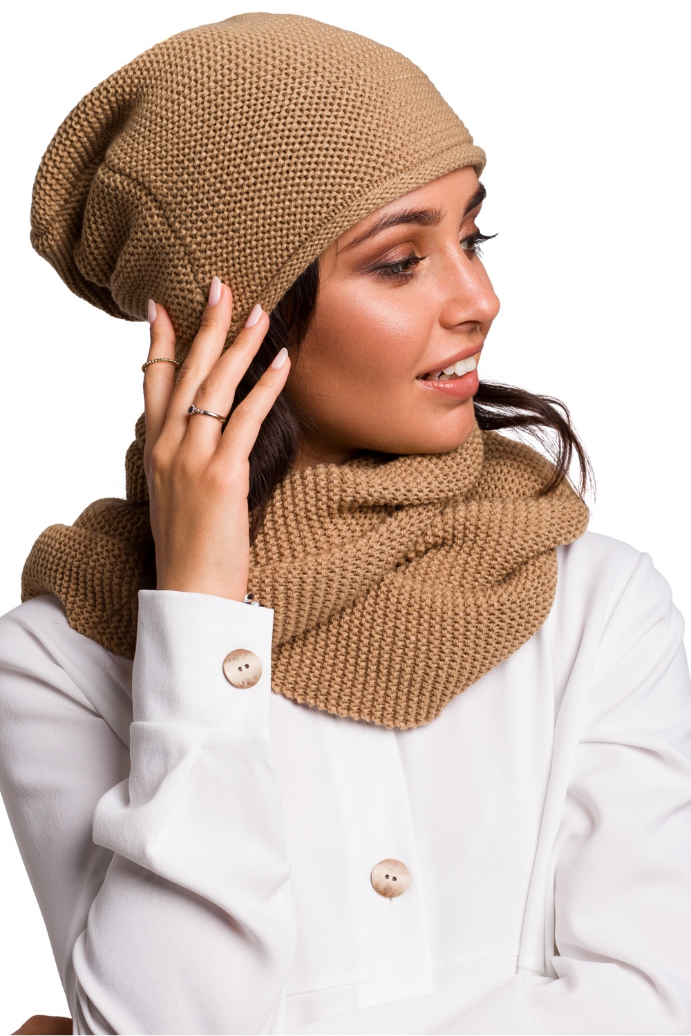  Cap model 136400 BE Knit  beige