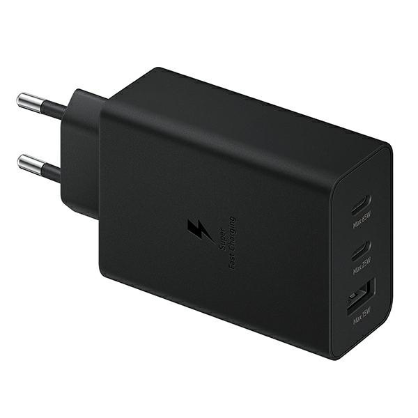 Samsung EP-T6530NB PD 65W 3in1 2xUSB-C 1xUSB-A black