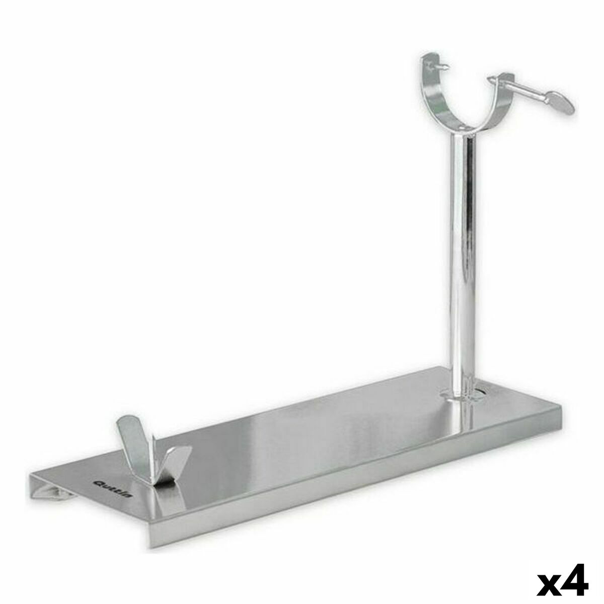 Stainless Steel Ham Stand (support for whole leg of ham) Quttin 108689 (49 x 16 x 3 cm) (4 Units)