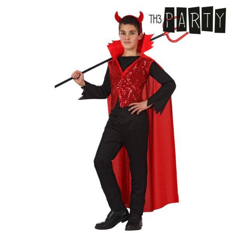 Costume for Children Th3 Party Multicolour Male Demon