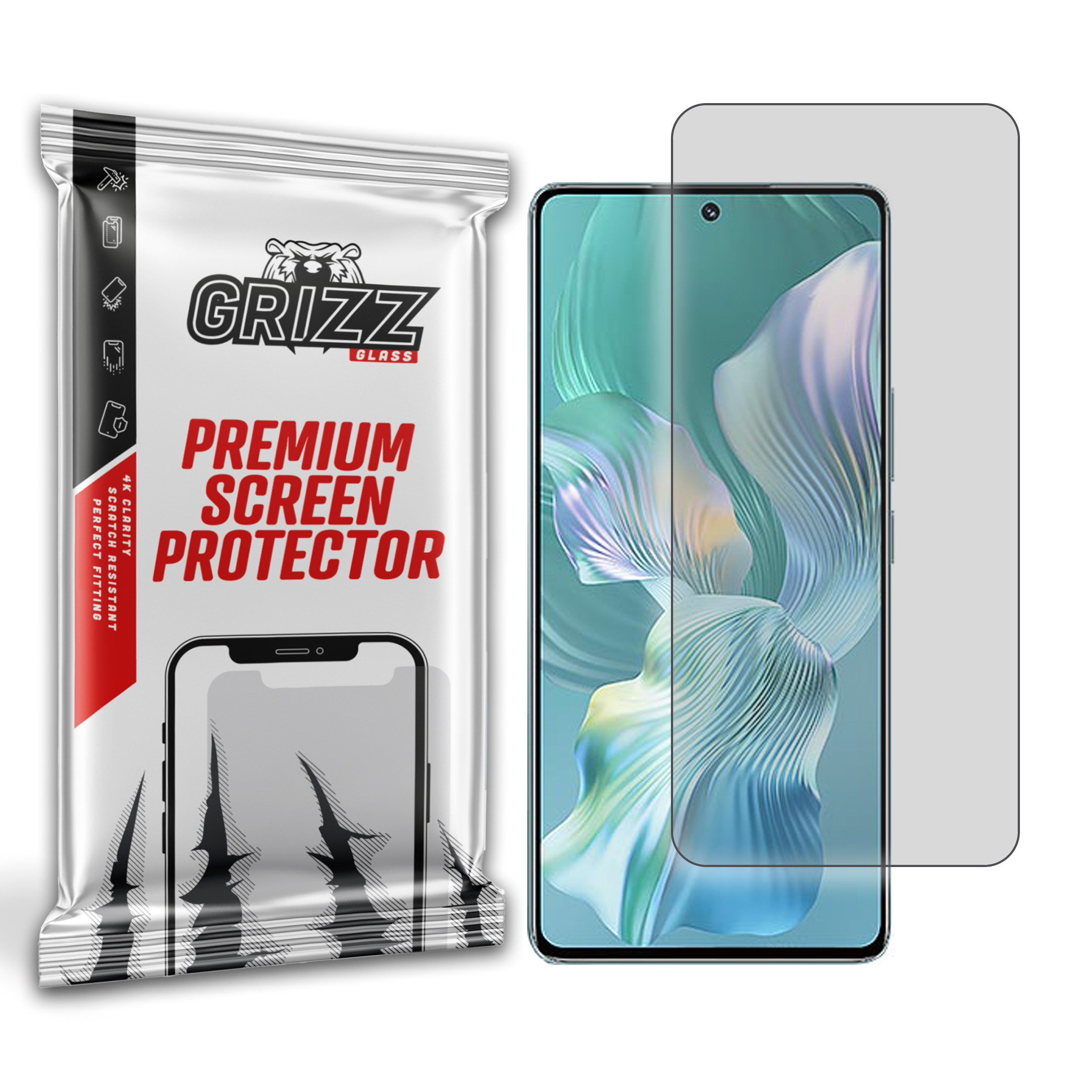 GrizzGlass PaperScreen Honor 80 Pro Flat